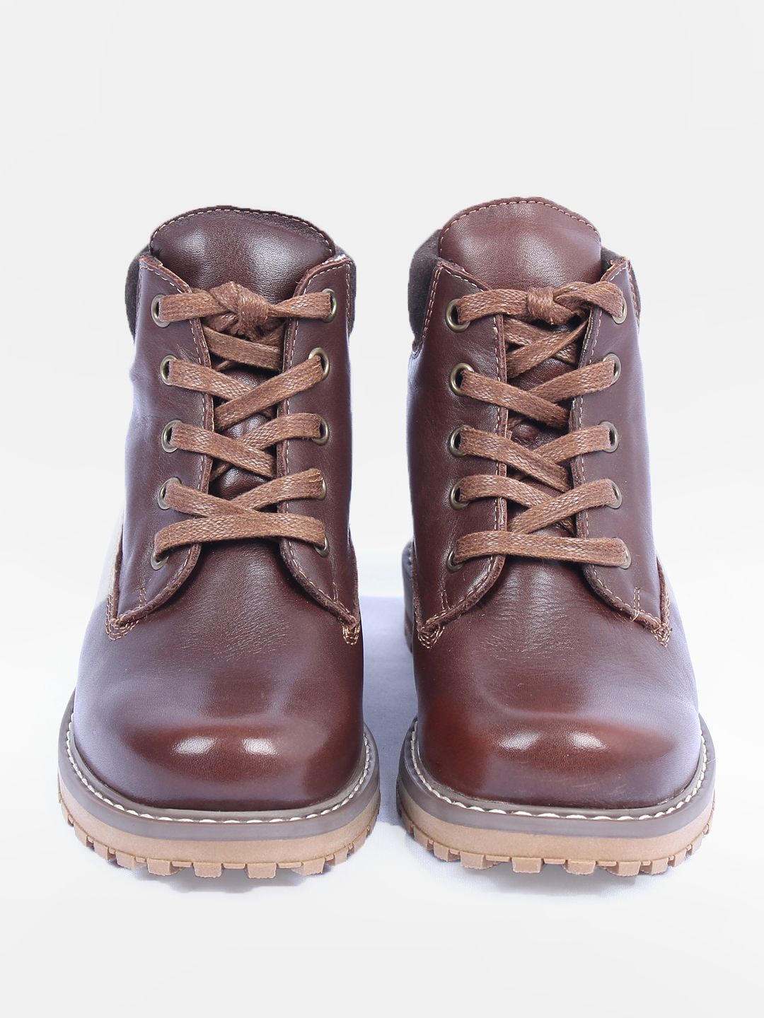 Children’s winter boots made of genuine leather, with fur lining, waterproof. view 2