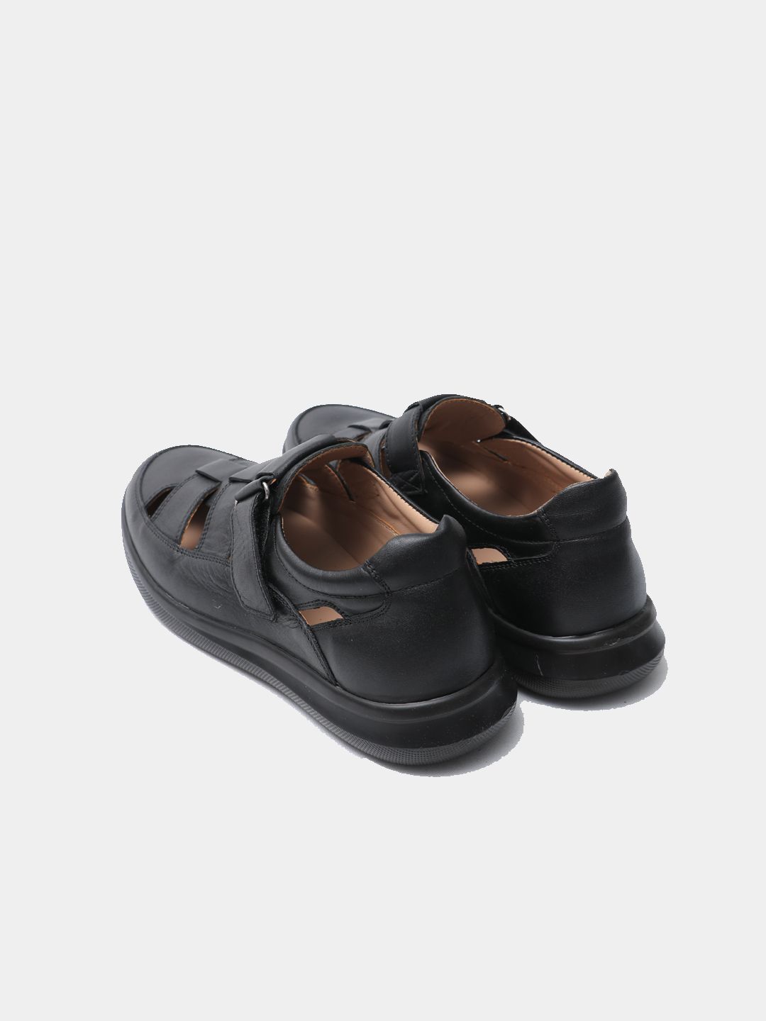 Leather summer sandals for men view 5