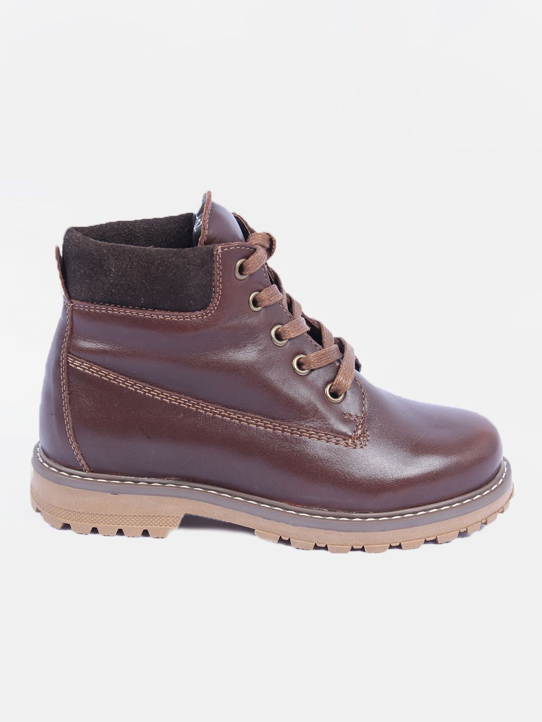 Children’s winter boots made of genuine leather, with fur lining, waterproof. view 5