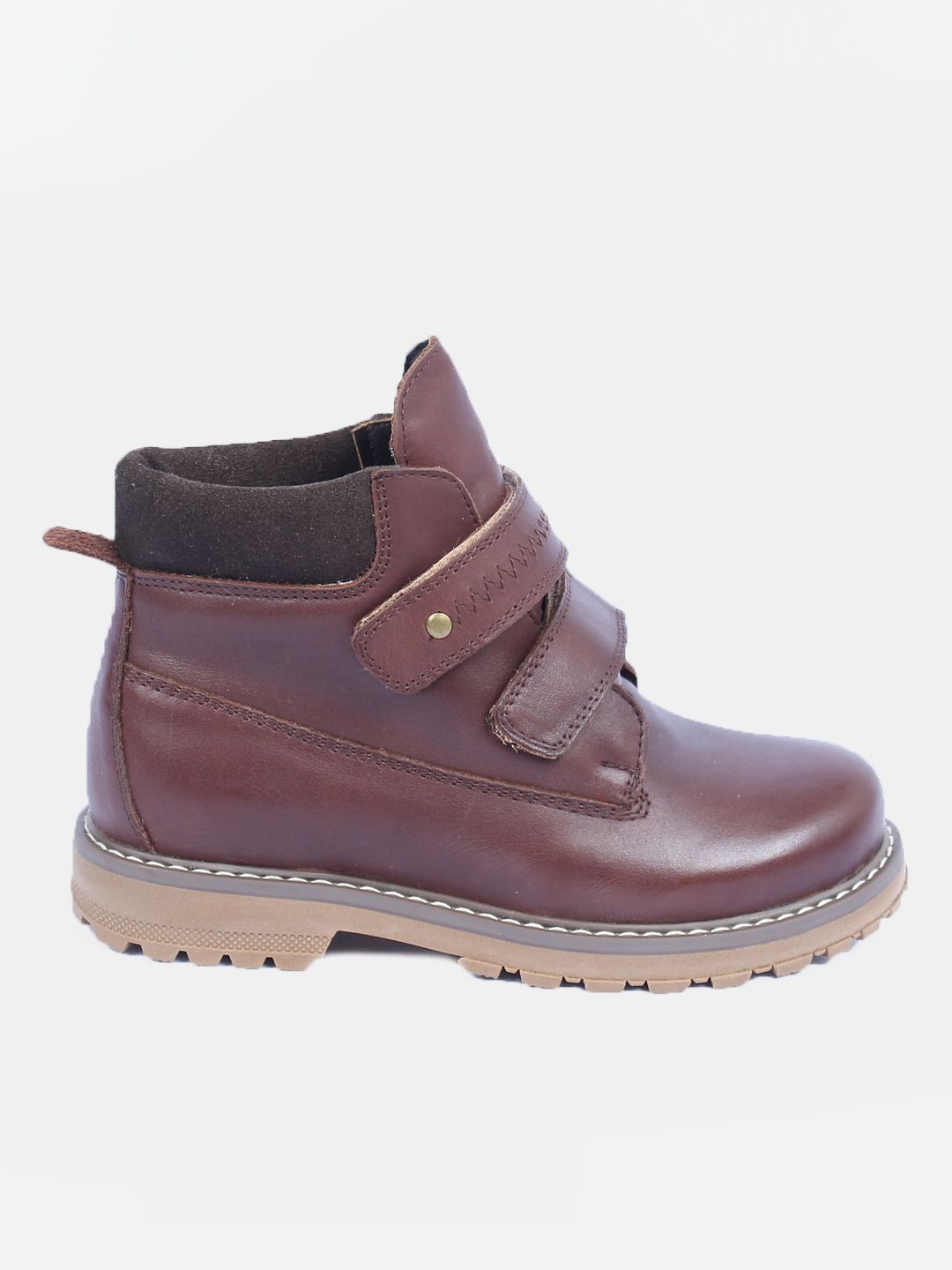 Children’s winter boots made of genuine leather, with fur lining, waterproof. view 5